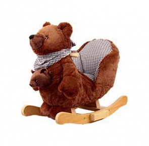 Качалка со звуковыми эффектами. Медведь (Rock My Baby, JR2588В) 